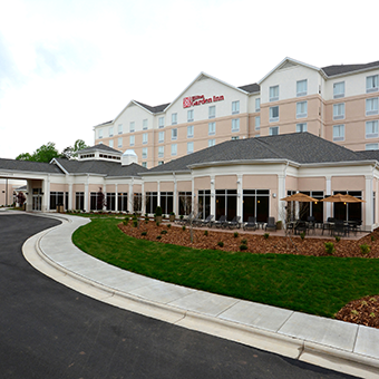 Hilton Garden Inn Greensboro Airport located 9 miles from the High Point Furniture Market.