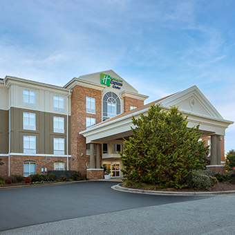 Holiday Inn Express & Suites Greensboro Airport Area located 9.2 miles from the High Point Furniture Market.