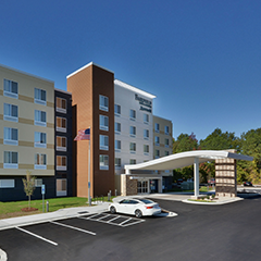Fairfield Inn & Suites Raleigh Capital Blvd I-540 near the Hibiscus Raleigh event venue.