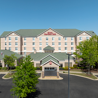Hilton Garden Inn Raleigh Capital Blvd I-540 near The Hibiscus Raleigh event center.